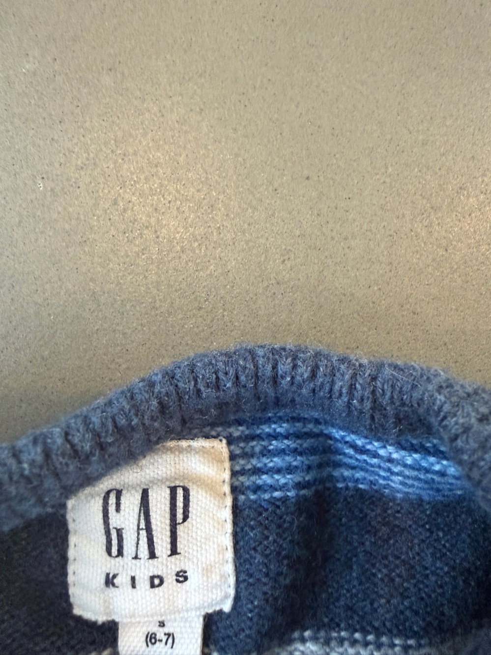 Gap Kids Colorful Stripped Sweater Size 6/7 - Picture 3 of 5